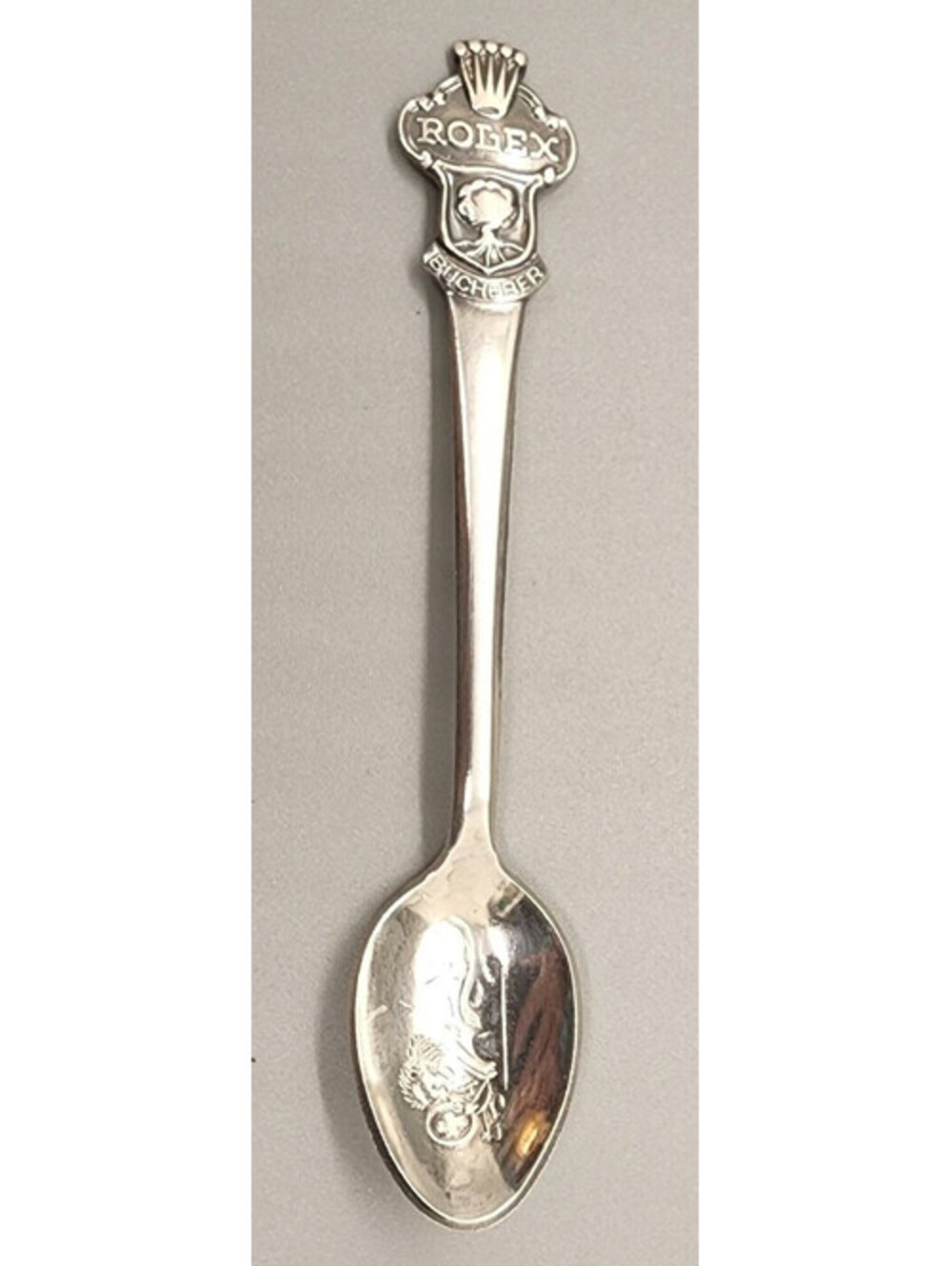 Vintage Rolex Bucherer of Switzerland Spoon (CB 69 M) w/ Lion, 4 1/4 inches